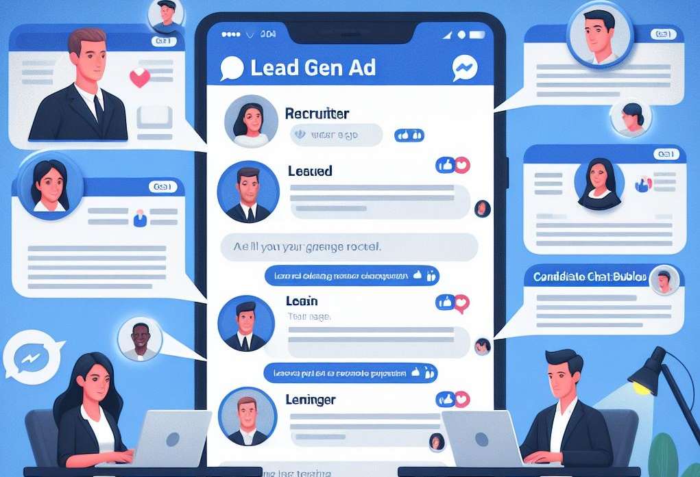 Facebook Messenger Lead Gen Ads for talent acquisition